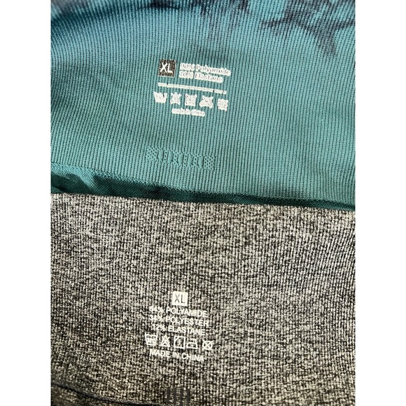 Lot Of 2 Athletic Shorts Gym Training Sz XL Running Green‎ / Gray - Picture 8 of 9